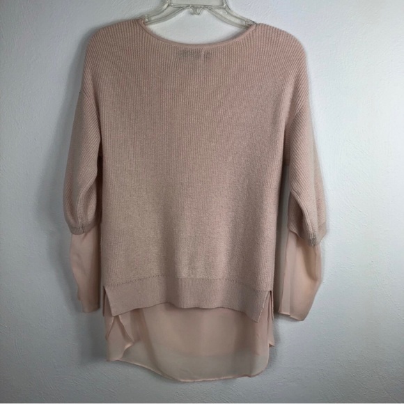 Jennifer Lopez | Pullover Layered Chiffon Sweater - Picture 4 of 6